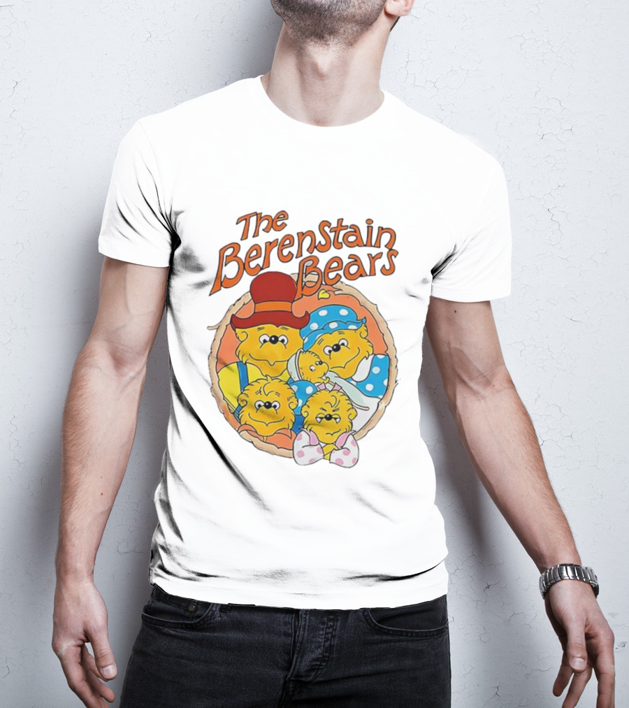 The Berenstain Bears Family Cartoon Nostalgia Vintage Style T-Shirt