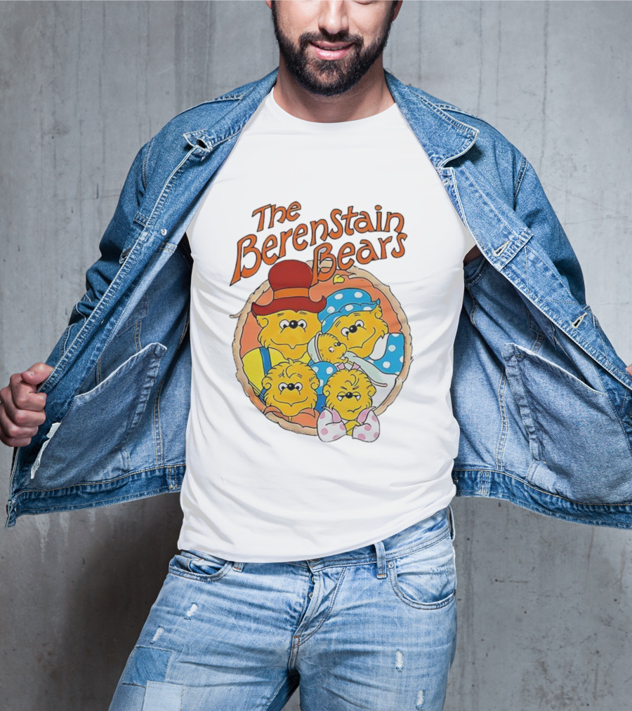 The Berenstain Bears Family Cartoon Nostalgia Vintage Style T-Shirt