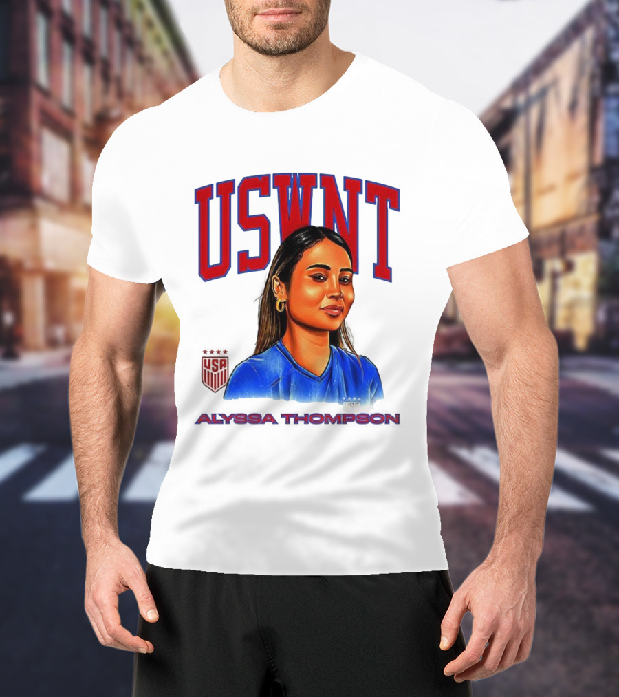 USWNT Alyssa Thompson United States Soccer Team T-Shirt