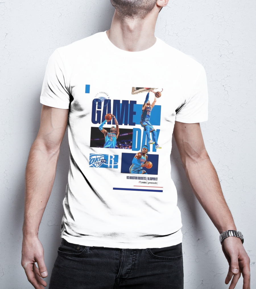 Oklahoma City Thunder Game Day NBA 2025 T-Shirt