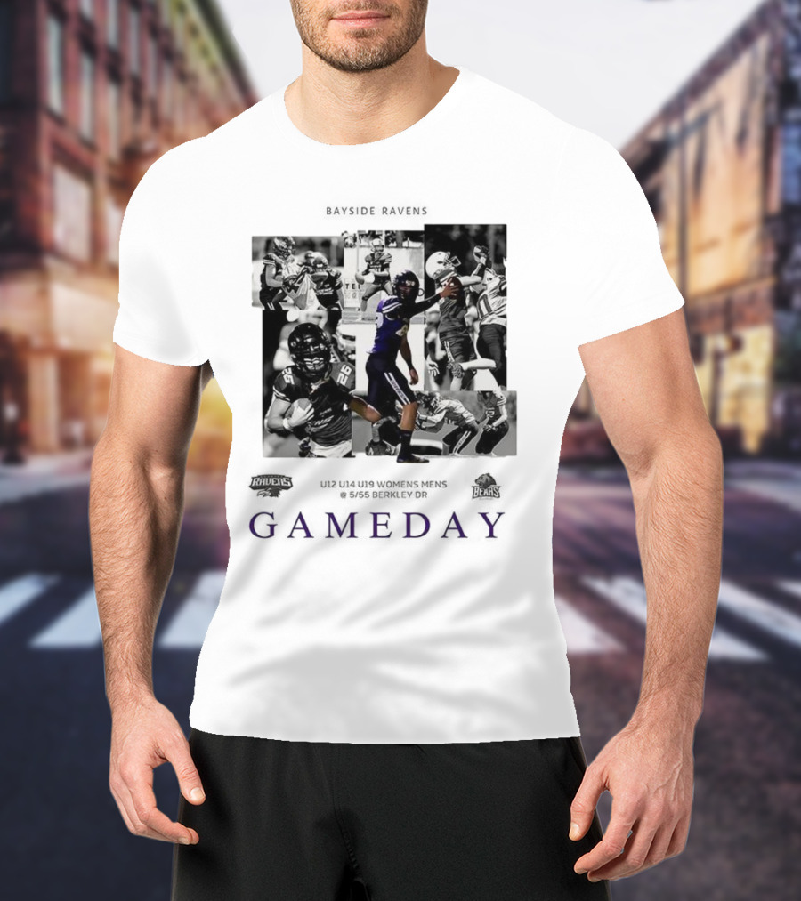 Baltimore Ravens Vs Chicago Bears NFL Rivalry 2025 Gameday T-Shirt