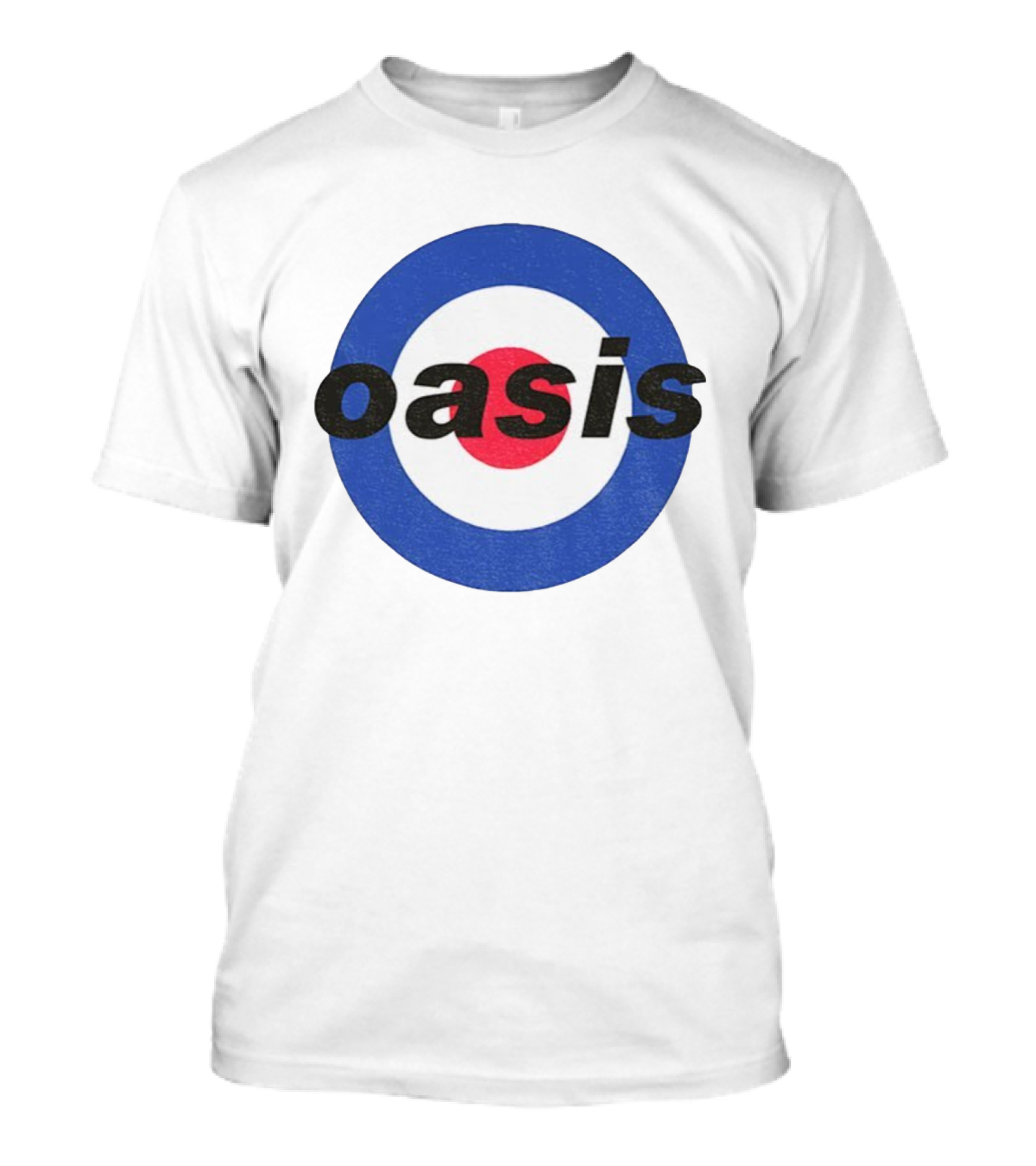 Oasis Mod Roundel Brit Pop Icon Style T-Shirt