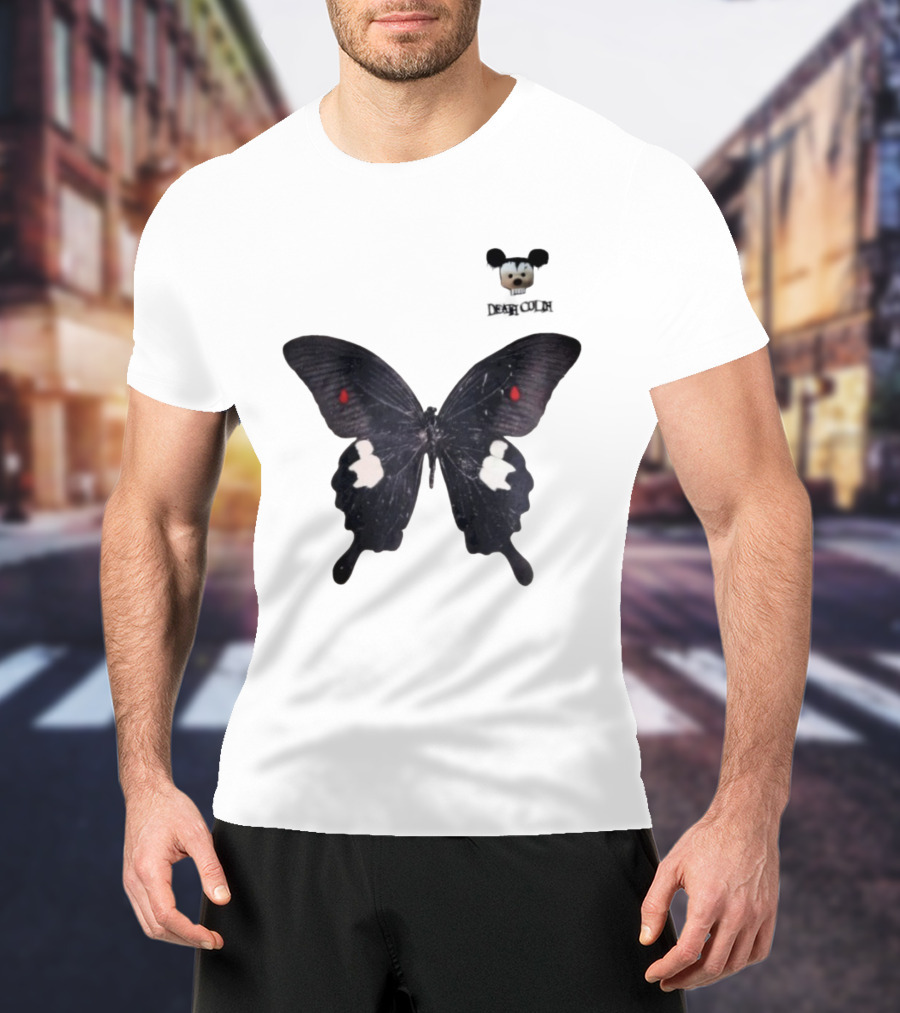 Cold Dead Butterfly Mouse Skull T-Shirt