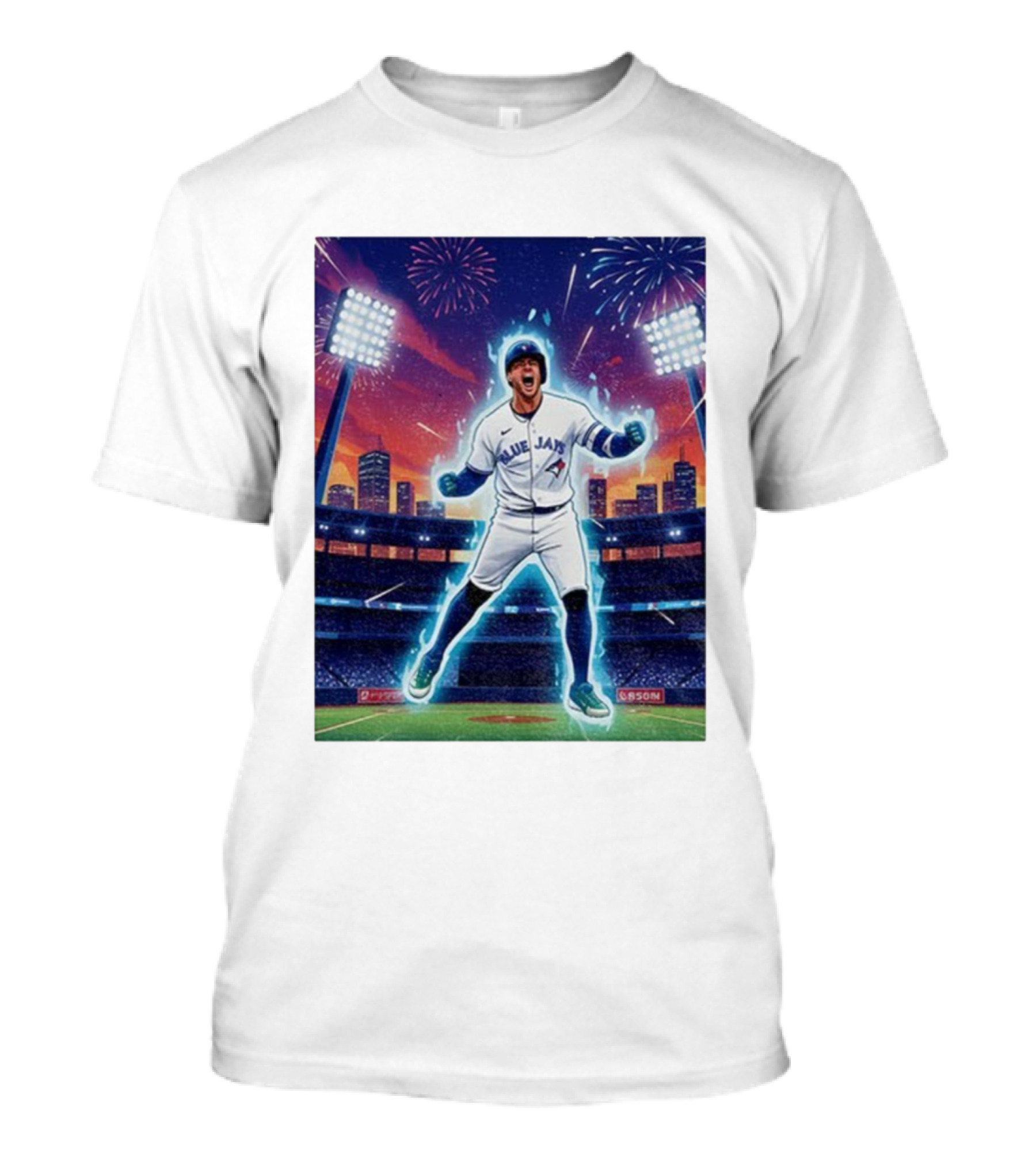 George Springer Blue Jays Fireworks Stadium Celebration Springer Dinger T-Shirt