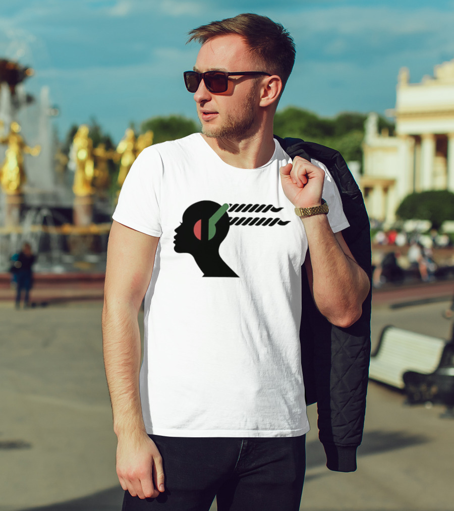 Jeffrey Wright Highest 2 Lowest Stackin’ Hits Records Silhouette With Headphones T-Shirt