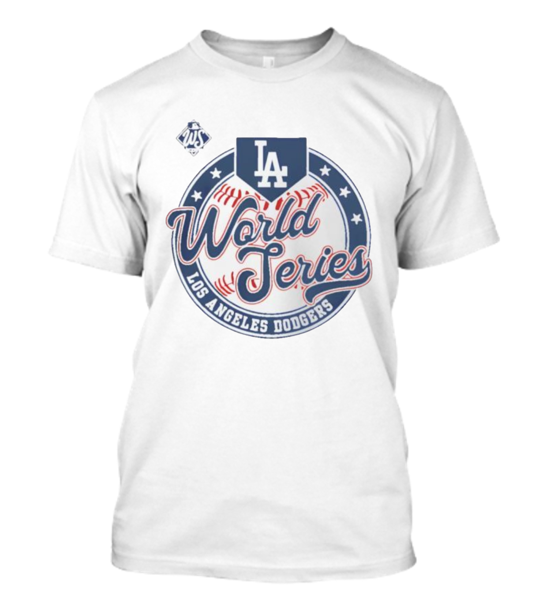 Los Angeles Dodgers 2025 World Series LA Majestic Threads T-Shirt