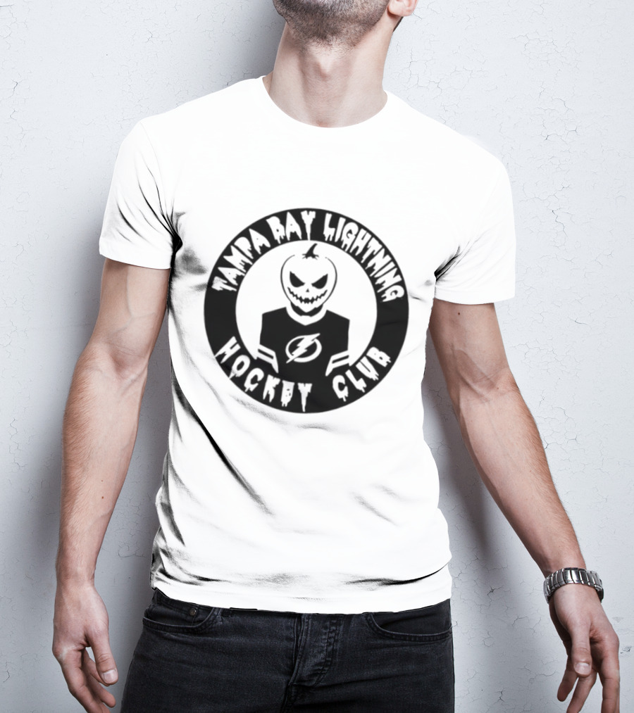 Tampa Bay Lightning Hockey Club Pumpkin T-Shirt