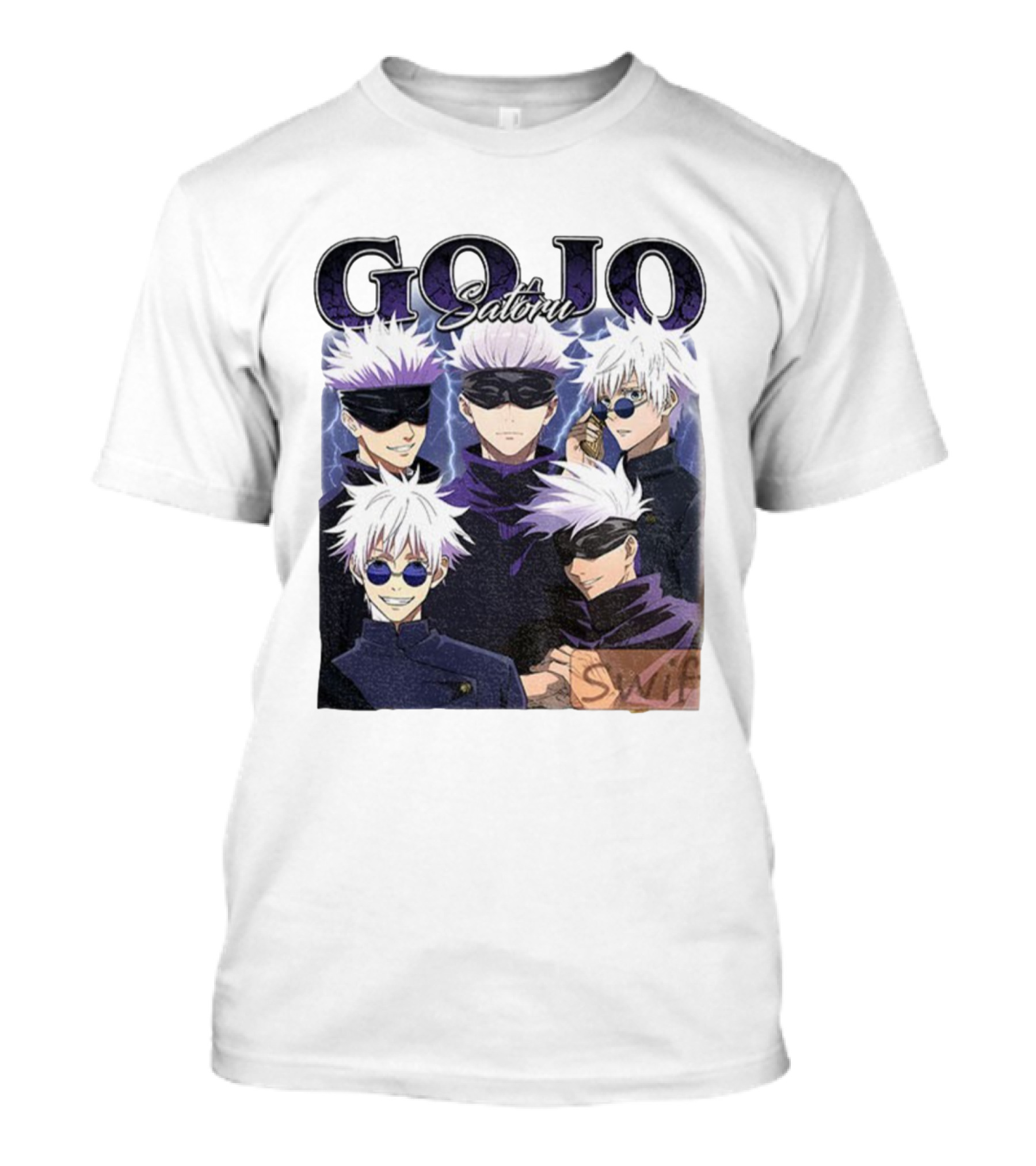 Gojo Satoru Jujutsu Kaisen Characters Anime Manga Fans T-Shirt