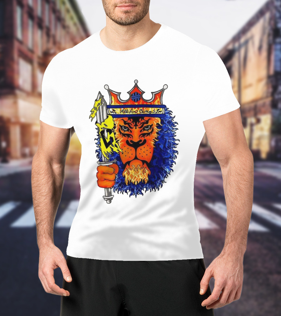 All For Cincy Lion Sword The Pride Crown Flame T-Shirt
