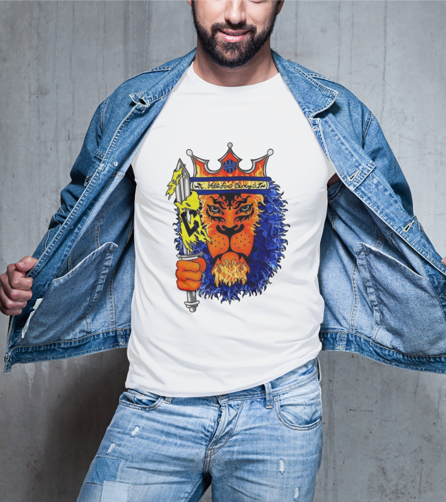 All For Cincy Lion Sword The Pride Crown Flame T-Shirt