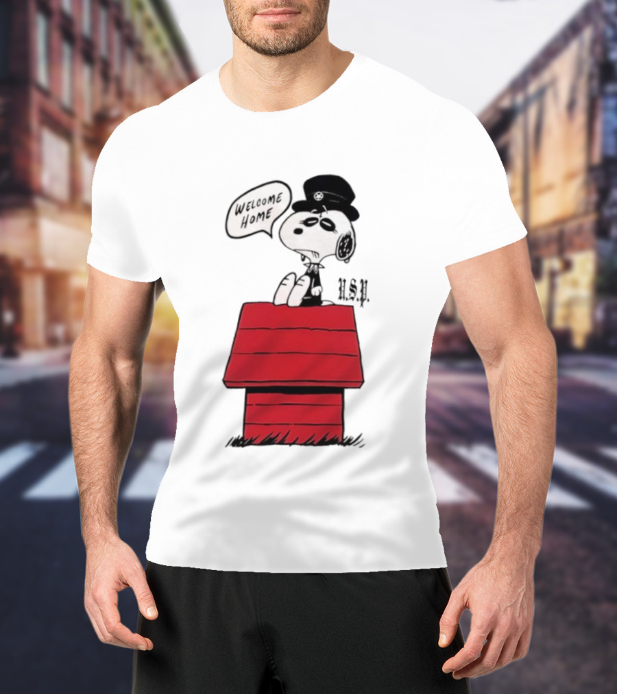 Welcome Home Snoopy Houston Peanuts Collaboration T-Shirt
