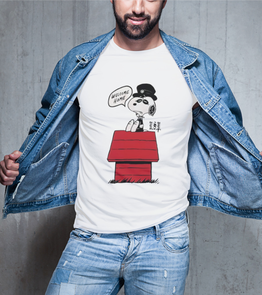 Welcome Home Snoopy Houston Peanuts Collaboration T-Shirt