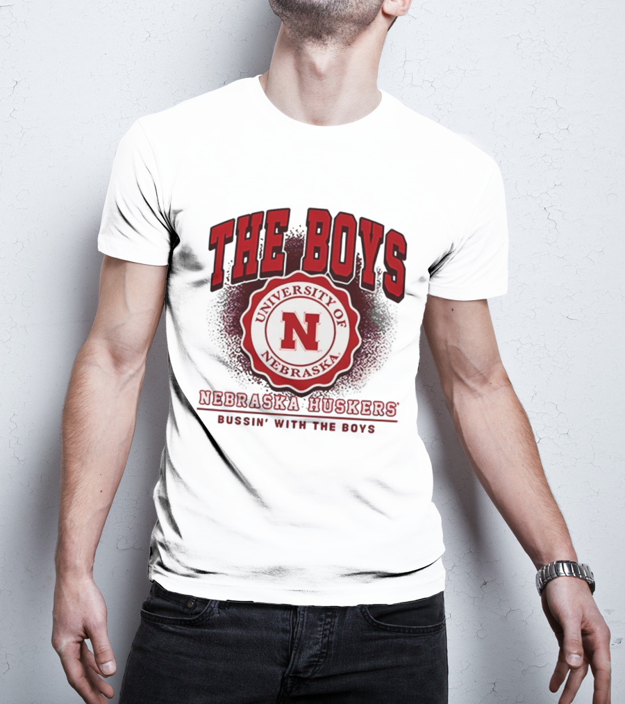 The Boys University Of Nebraska Huskers Bussin' With The Boys T-Shirt