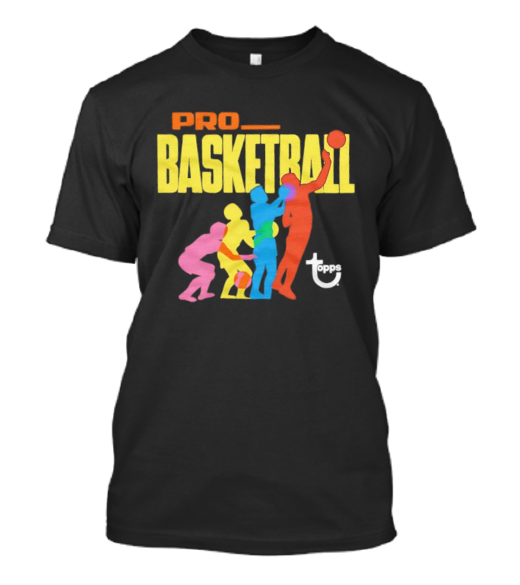 1972 Topps Pro Basketball Retro Silhouettes T-Shirt