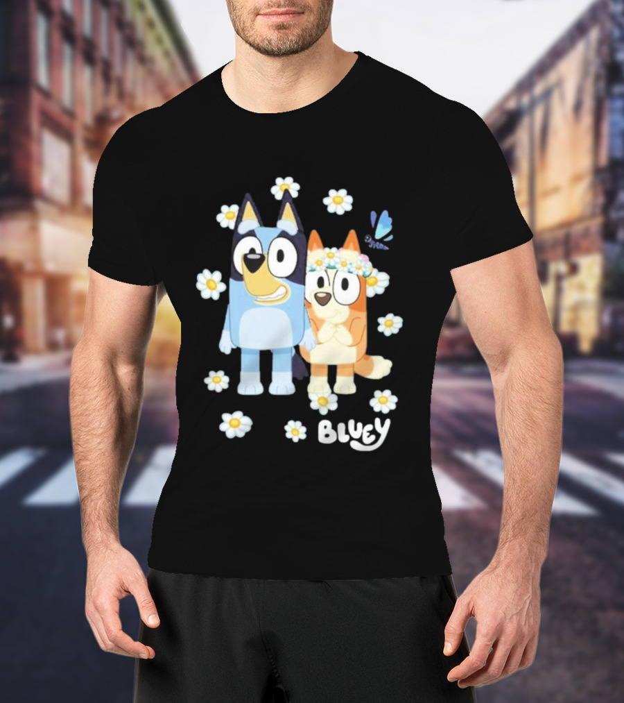 Bluey Flowers And Friends Playful Blossom Adventure T-Shirt