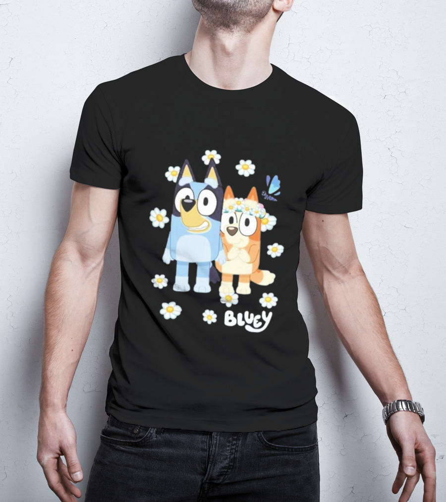 Bluey Flowers And Friends Playful Blossom Adventure T-Shirt