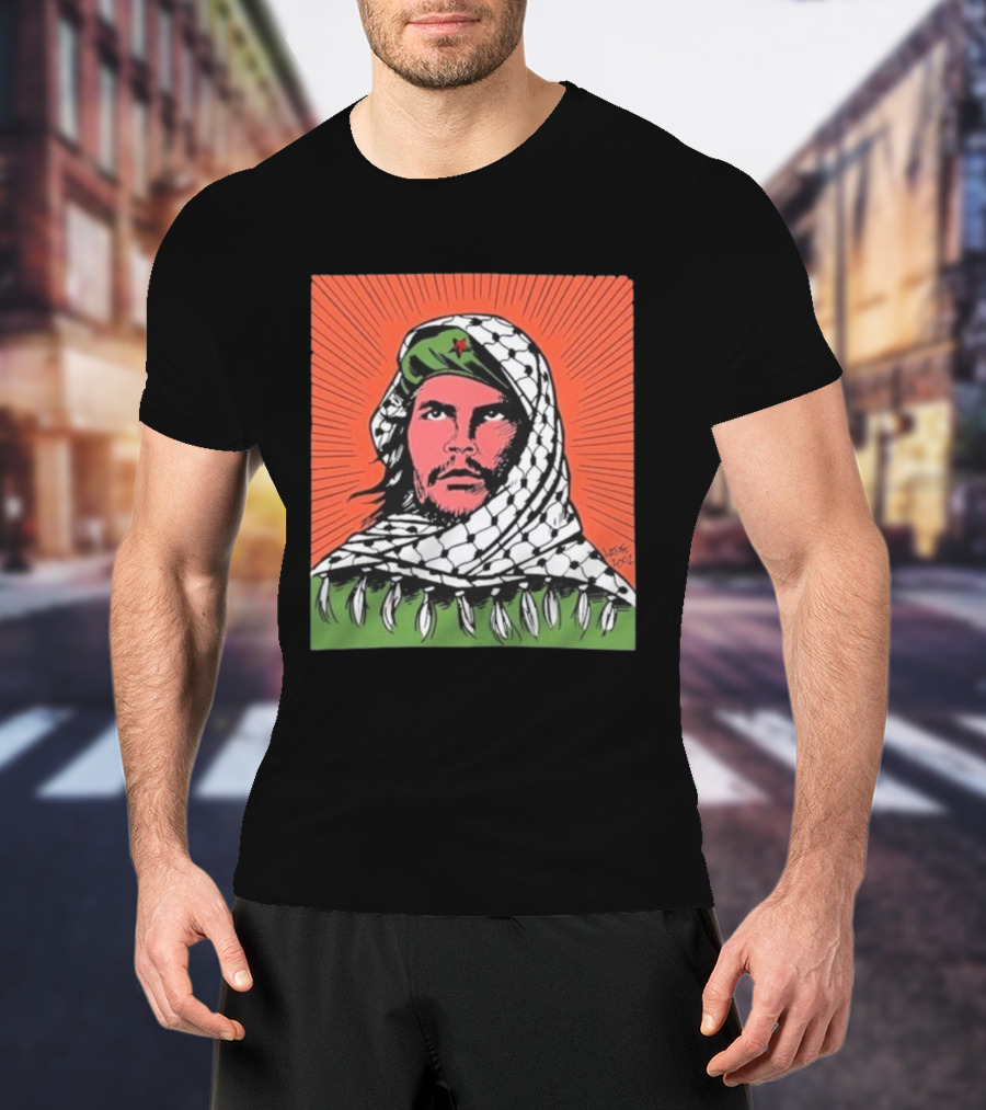Che Guevara Keffiyeh Artistic Illustration By Latuff 2002 T-Shirt