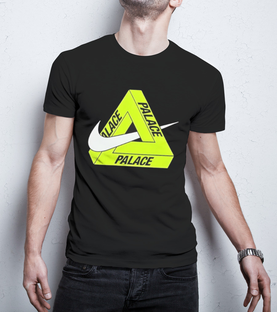 Palace Tri-Ferg Swoosh Yellow Collaboration T-Shirt