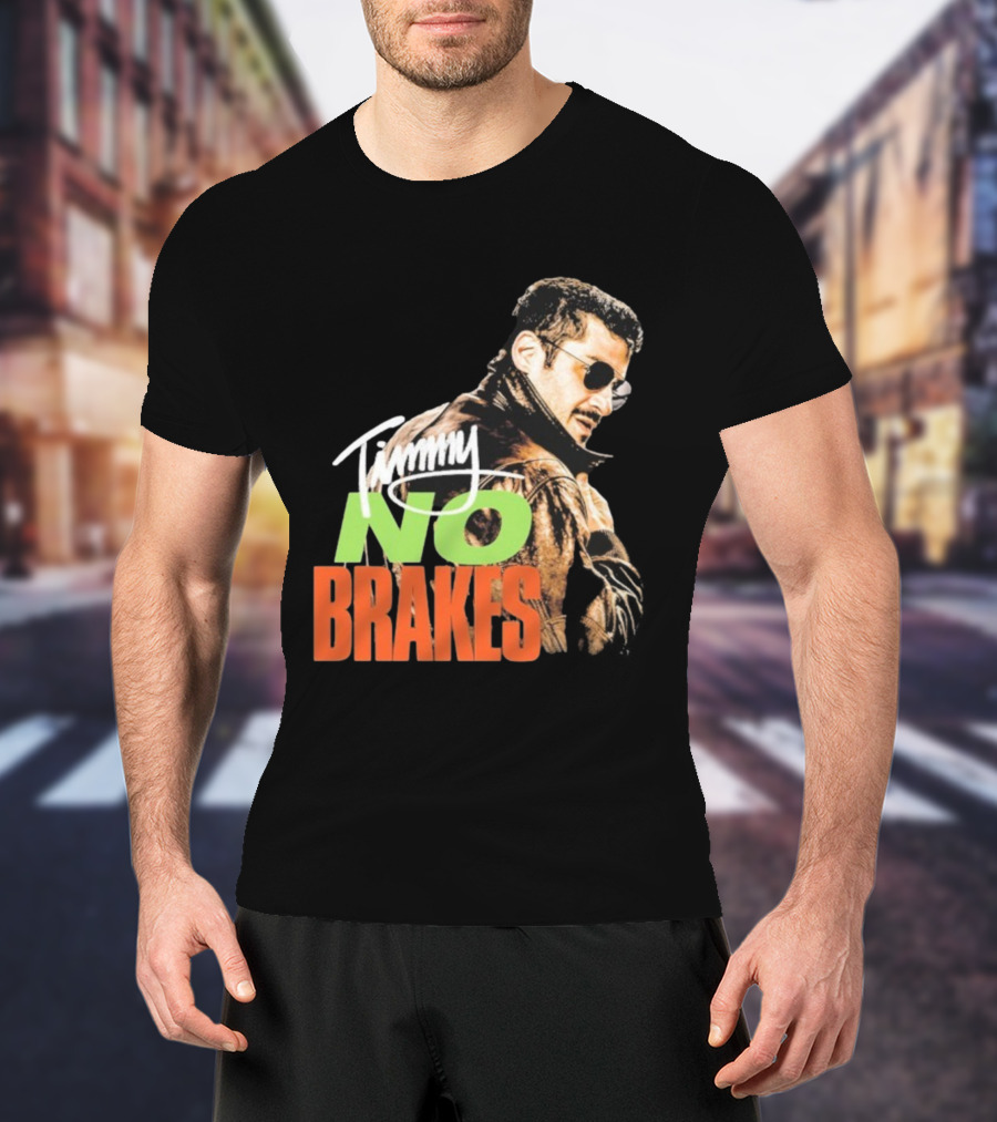 Timmy No Brakes Racing Jacket Sunglasses Style T-Shirt