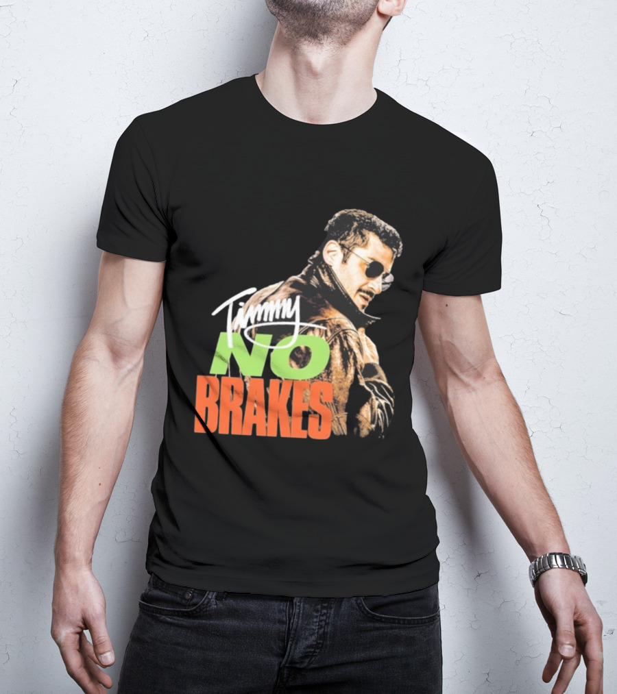 Timmy No Brakes Racing Jacket Sunglasses Style T-Shirt