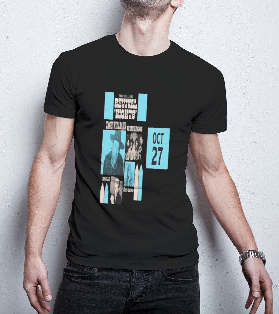 Zach Williams We The Kingdom Revival Nights Red Rocks Oct 27 2025 T-Shirt