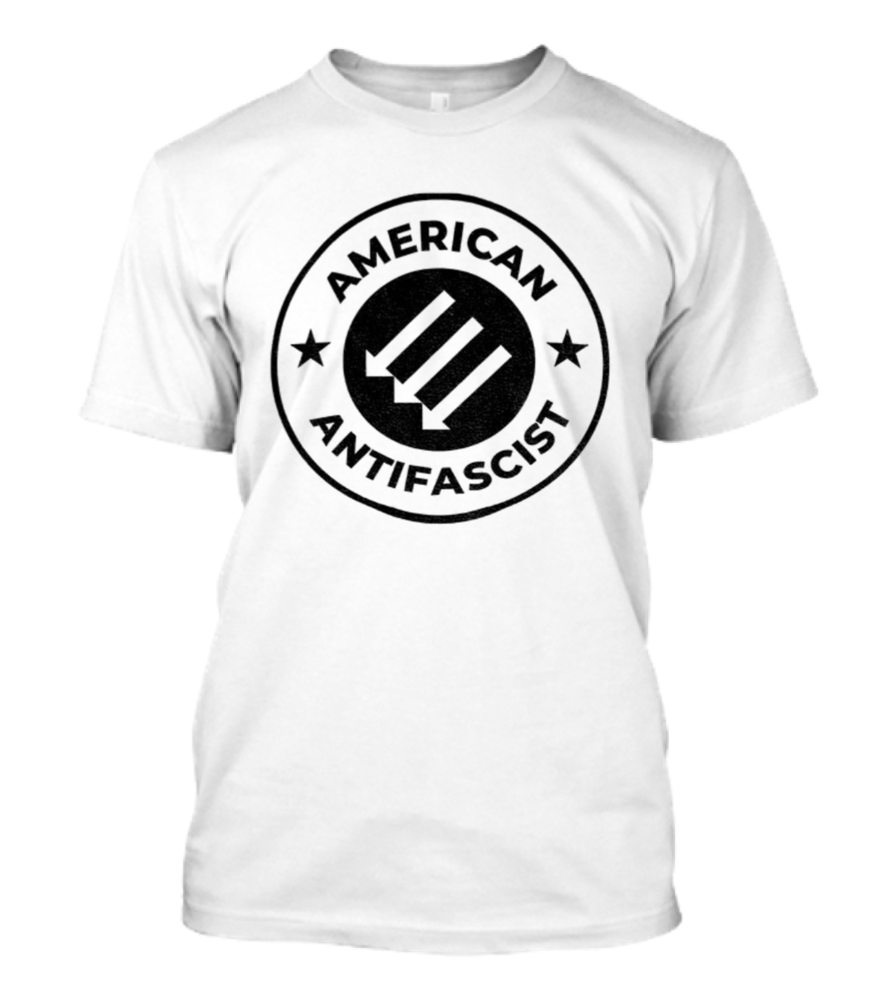 American Antifascist Three Arrows Symbol Political Emblem T-Shirt