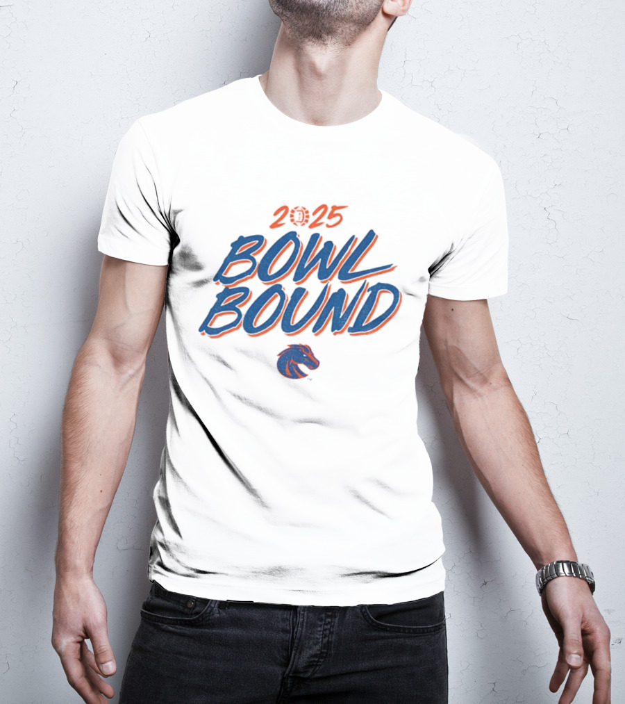 Boise State Broncos Bowl Bound 2025 Football NFL T-Shirt
