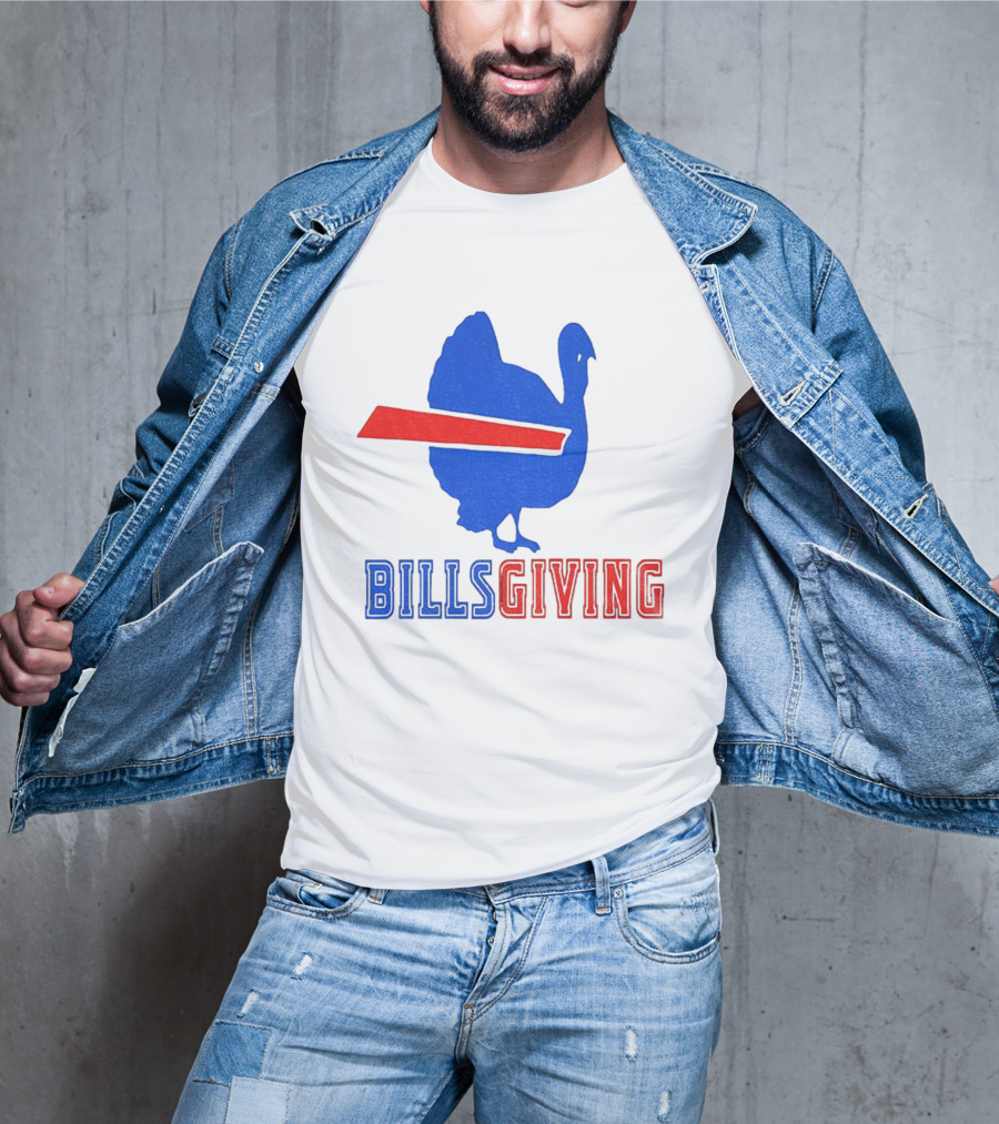 Billsgiving 2025 Turkey Buffalo Bills Thanksgiving NFL Football T-Shirt