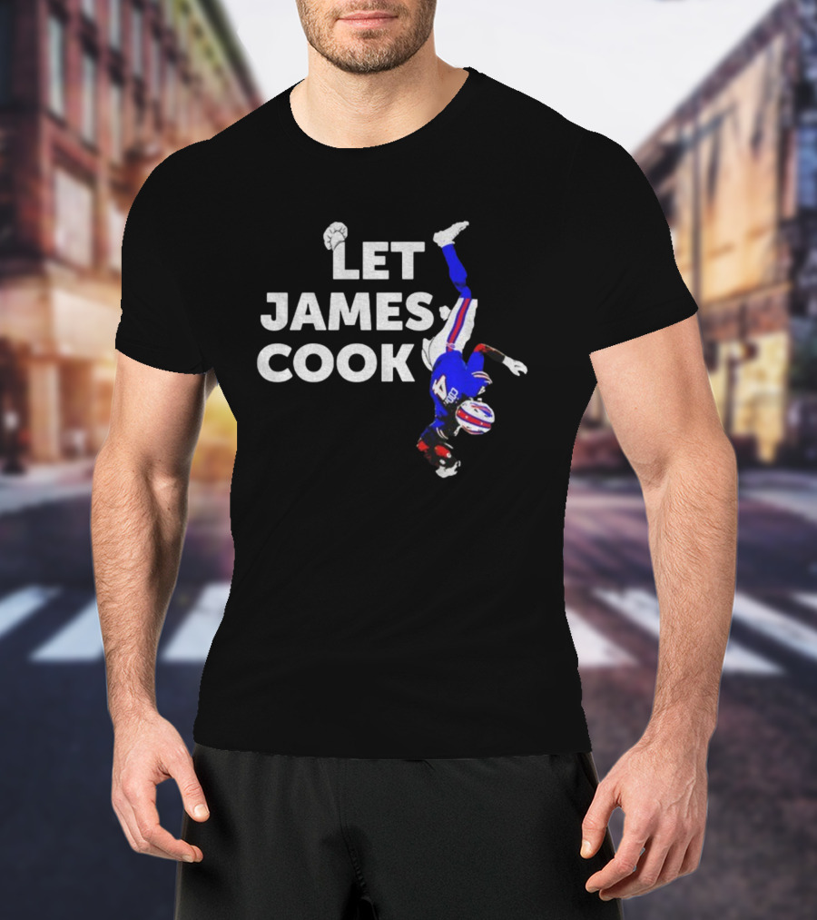 Let James Cook Football Buffalo Bills NFL Mafia Fan T-Shirt
