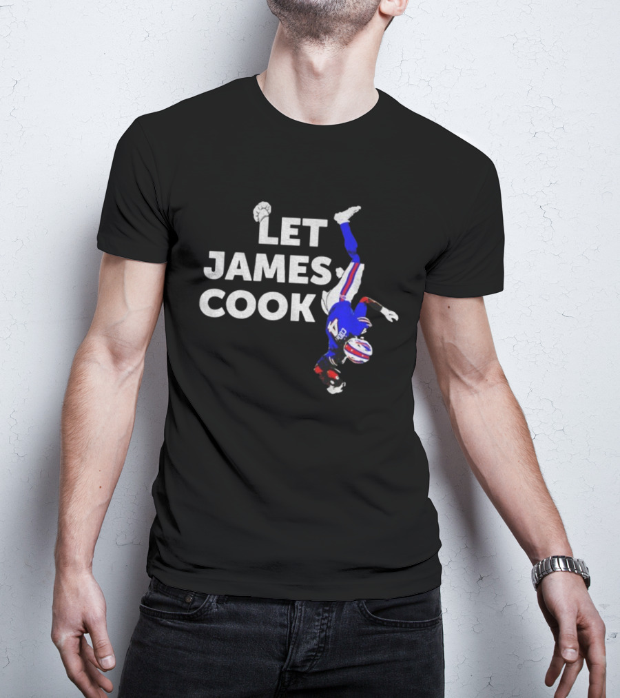 Let James Cook Football Buffalo Bills NFL Mafia Fan T-Shirt