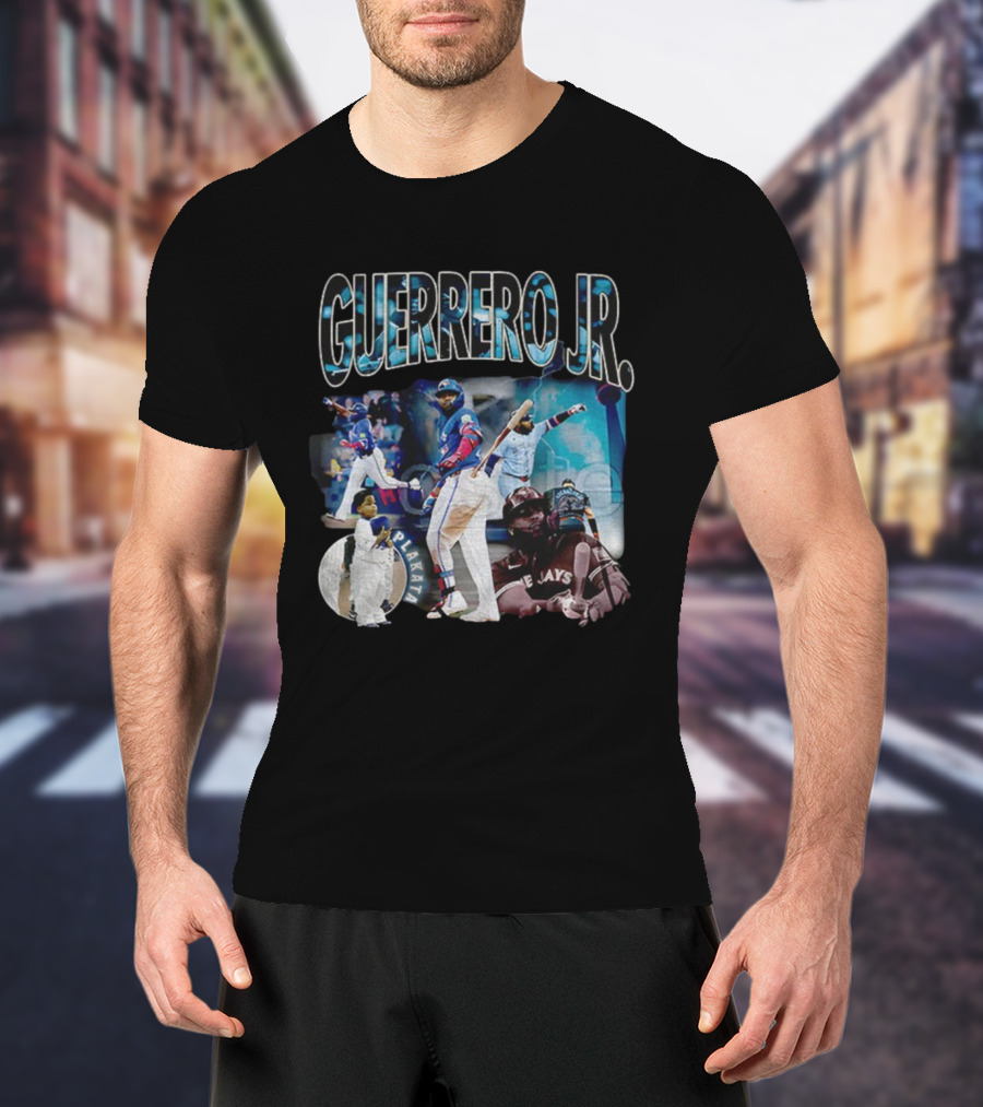GUERRERO JR Blue Jays Baseball MVP Champions MLB Highlights T-Shirt