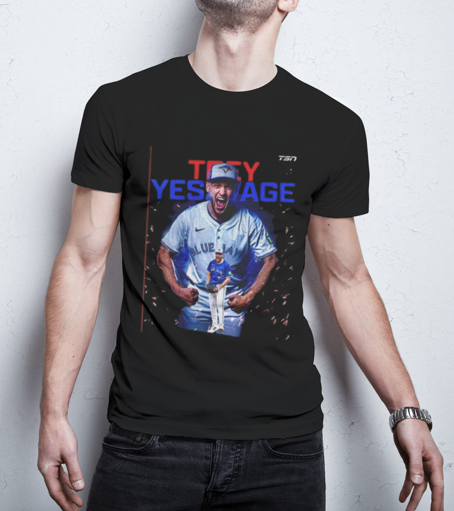 Trey Yesavage Blue Jays World Series Rookie Record 12 Strikeouts T-Shirt