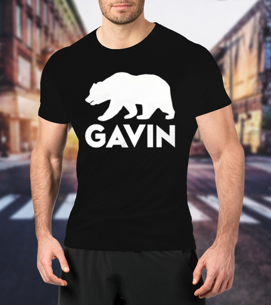 Gavin Newsom Bear California Symbol T-Shirt