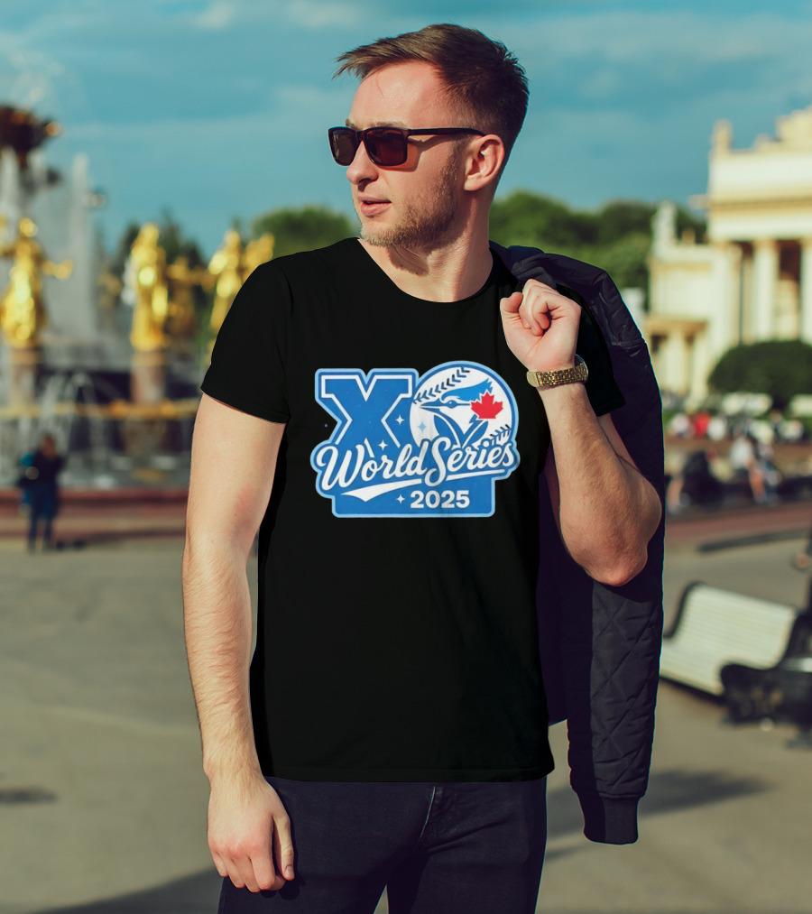 Toronto Blue Jays XO World Series 2025 Vintage Baseball Music Collab T-Shirt