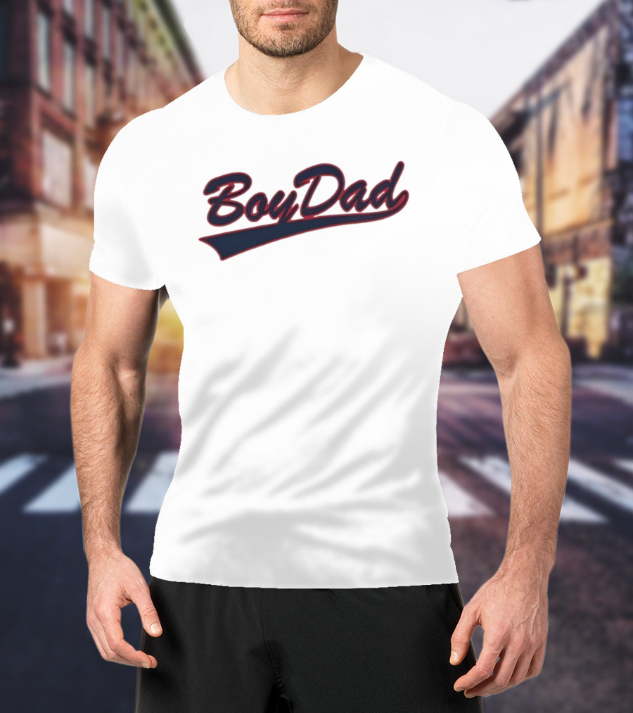 BoyDad Varsity Bold Script Style T-Shirt
