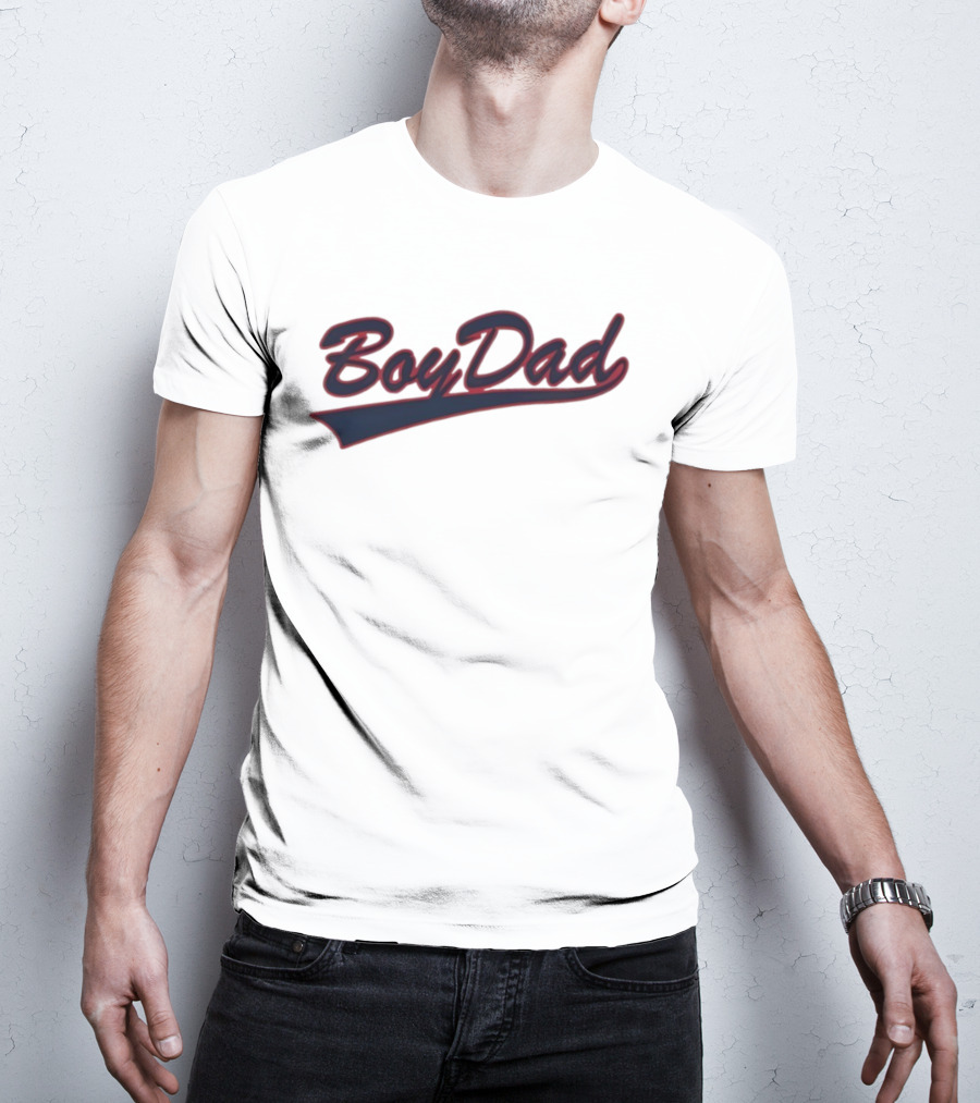 BoyDad Varsity Bold Script Style T-Shirt