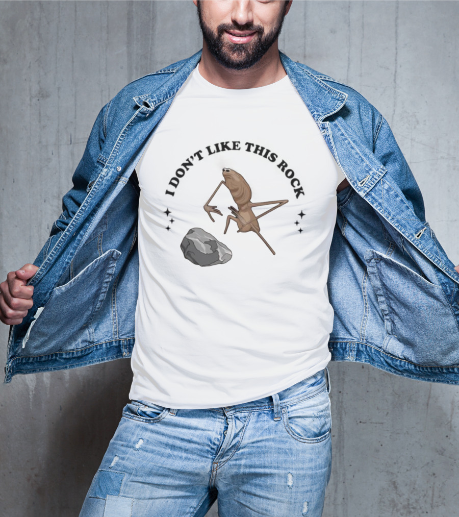 Marcus I Dont Like This Rock Creature Cartoon T-Shirt