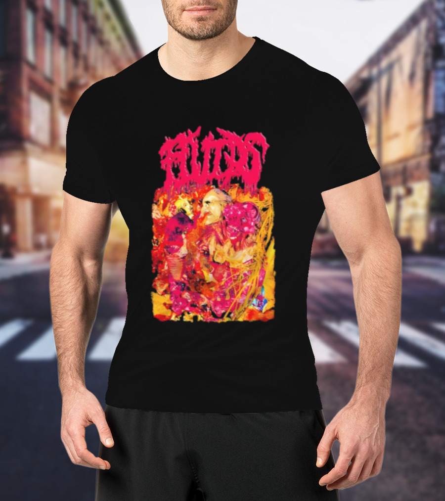 Fluids Ignorance Exalted Surreal Horror Illustration T-Shirt