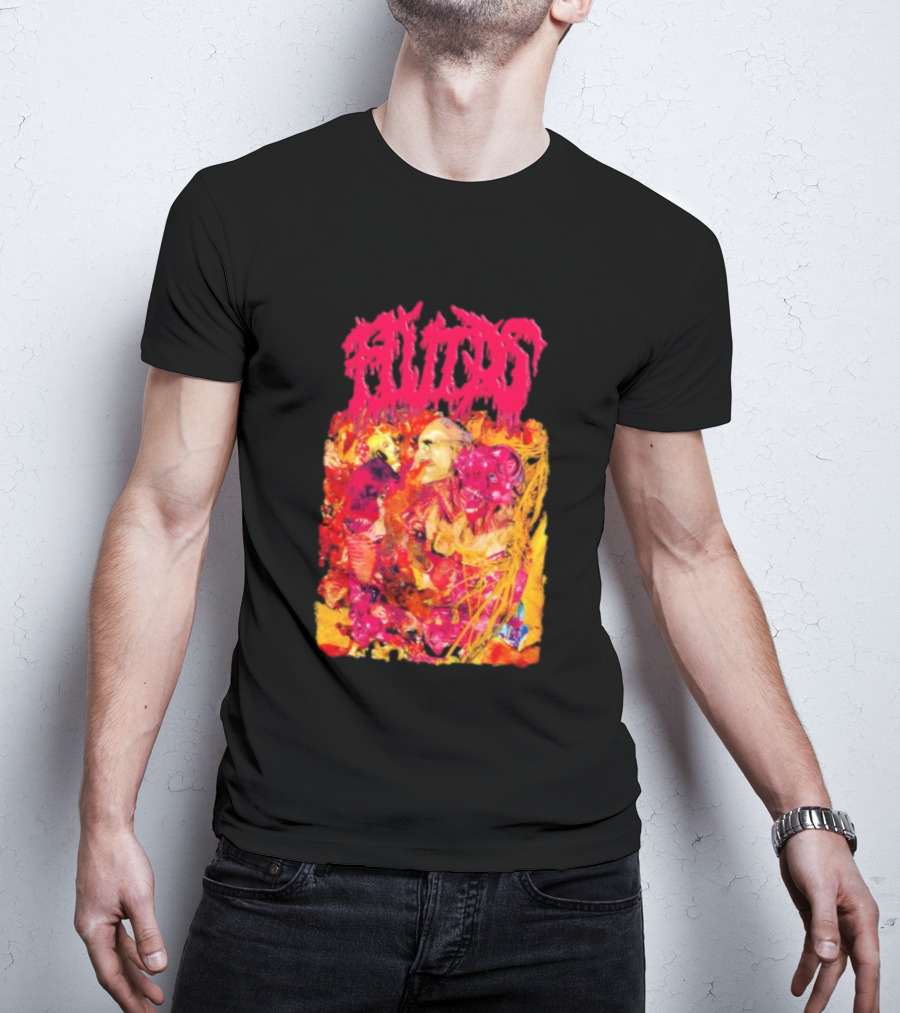 Fluids Ignorance Exalted Surreal Horror Illustration T-Shirt