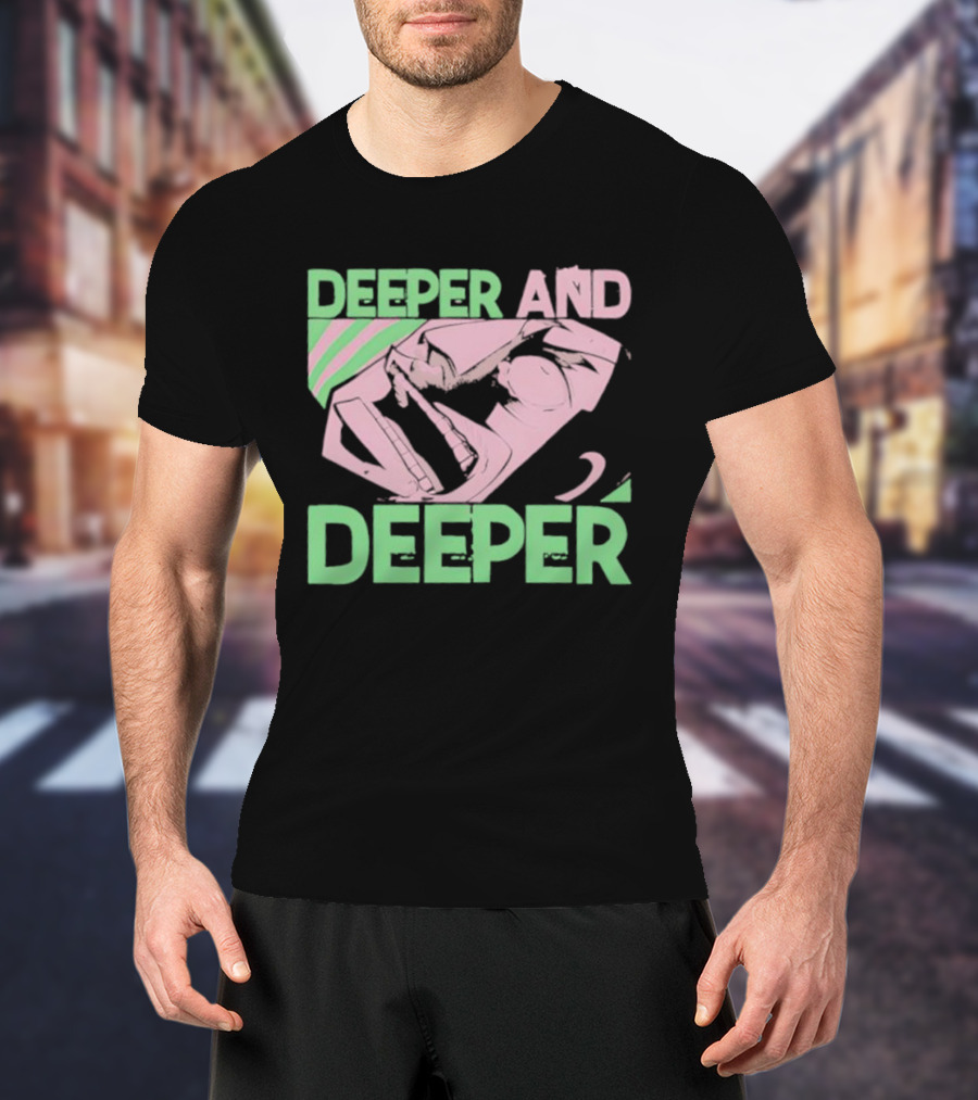 Gyakkyou Burai Kaiji Hakairoku-hen Deeper And Deeper Manga Art T-Shirt