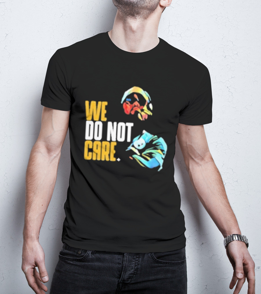 Pittsburgh Steelers We Do Not Care Abstract Art Style T-Shirt