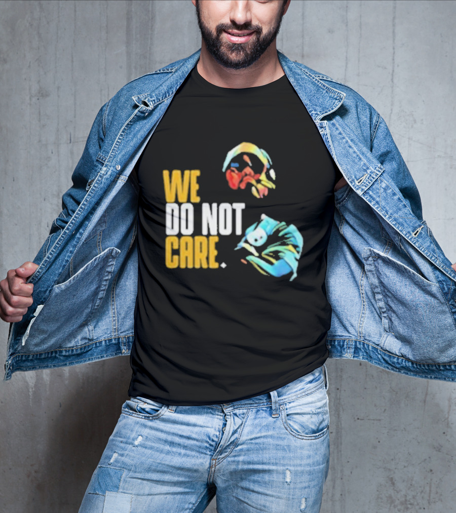 Pittsburgh Steelers We Do Not Care Abstract Art Style T-Shirt