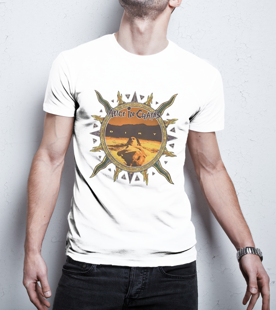Alice In Chains Dirt Sunburst Desert Scene T-Shirt