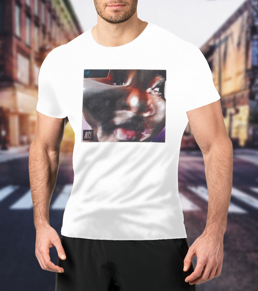 Frank Dorrey NTS Squish Face Distorted Portrait T-Shirt