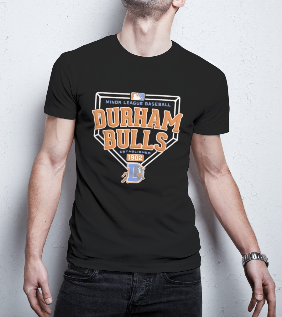 Durham Bulls Minor League Baseball 1902 Milb Established T-Shirt