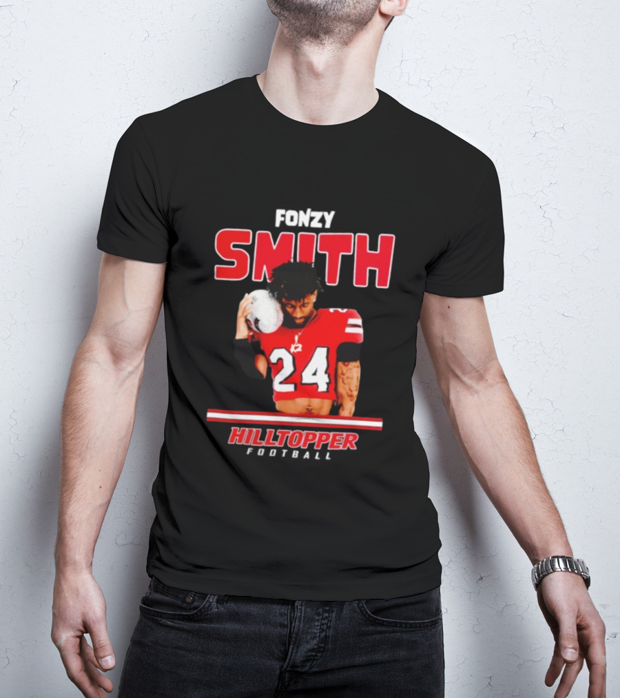 Fonzy Smith 24 Western Kentucky Hilltopper Football T-Shirt