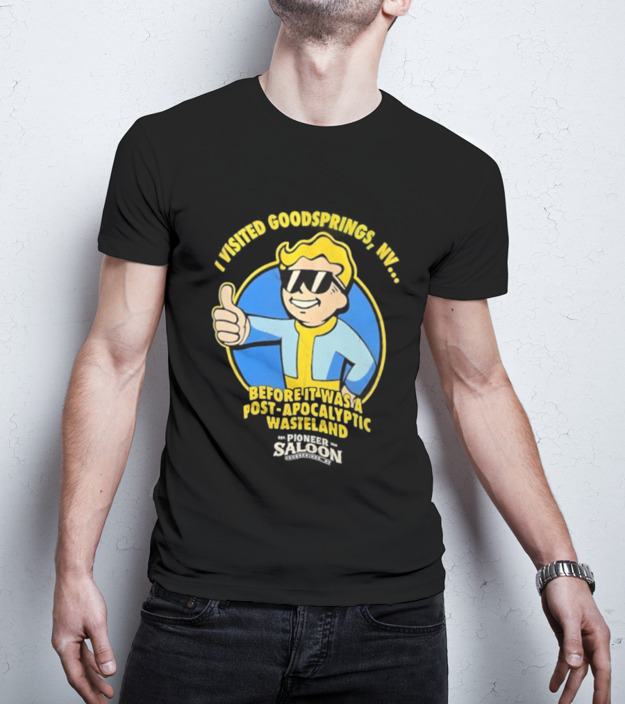 Vault Boy Thumbs Up Goodsprings NV Pre-Apocalypse Wasteland Explorer T-Shirt