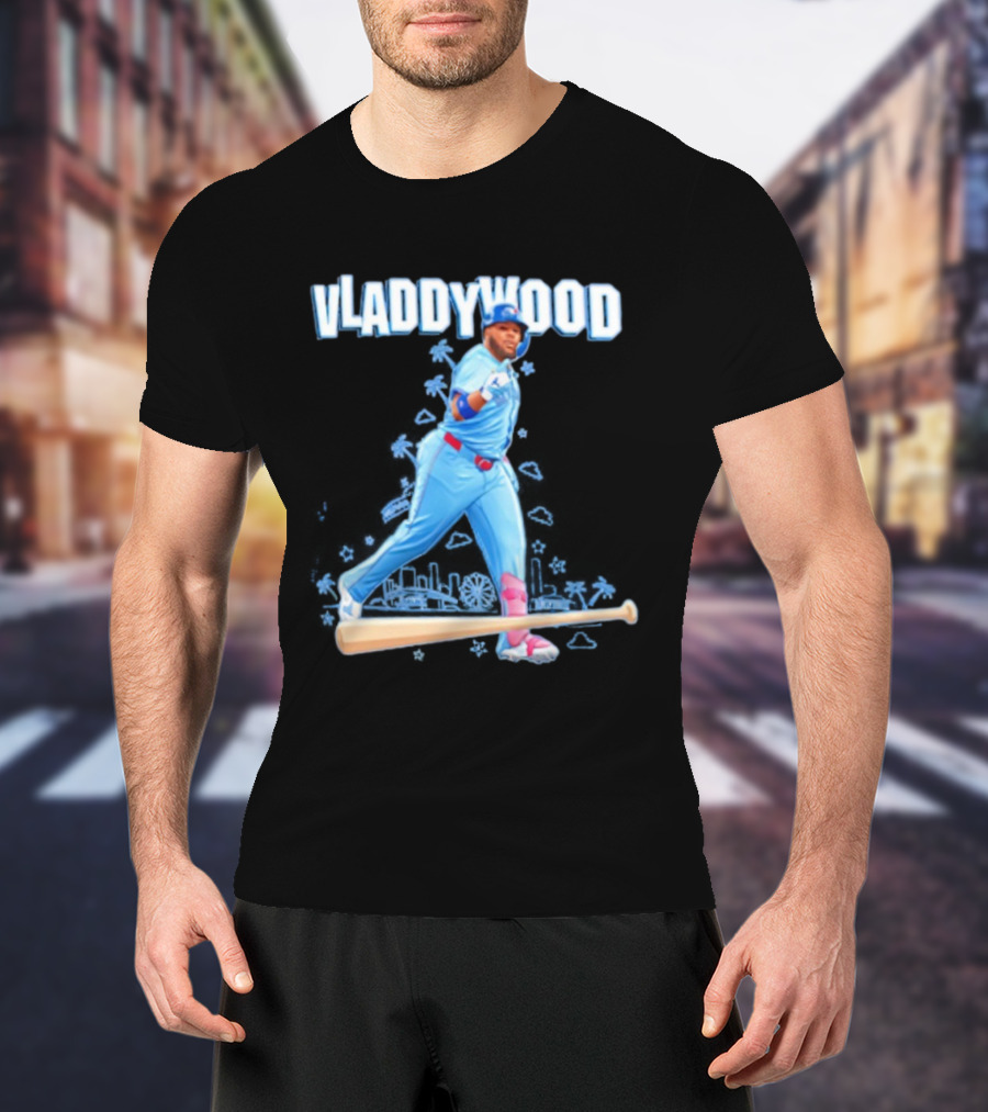 Vladdywood Vladimir Guerrero Jr. Toronto Blue Jays MLB Baseball Player Iconic Style T-Shirt