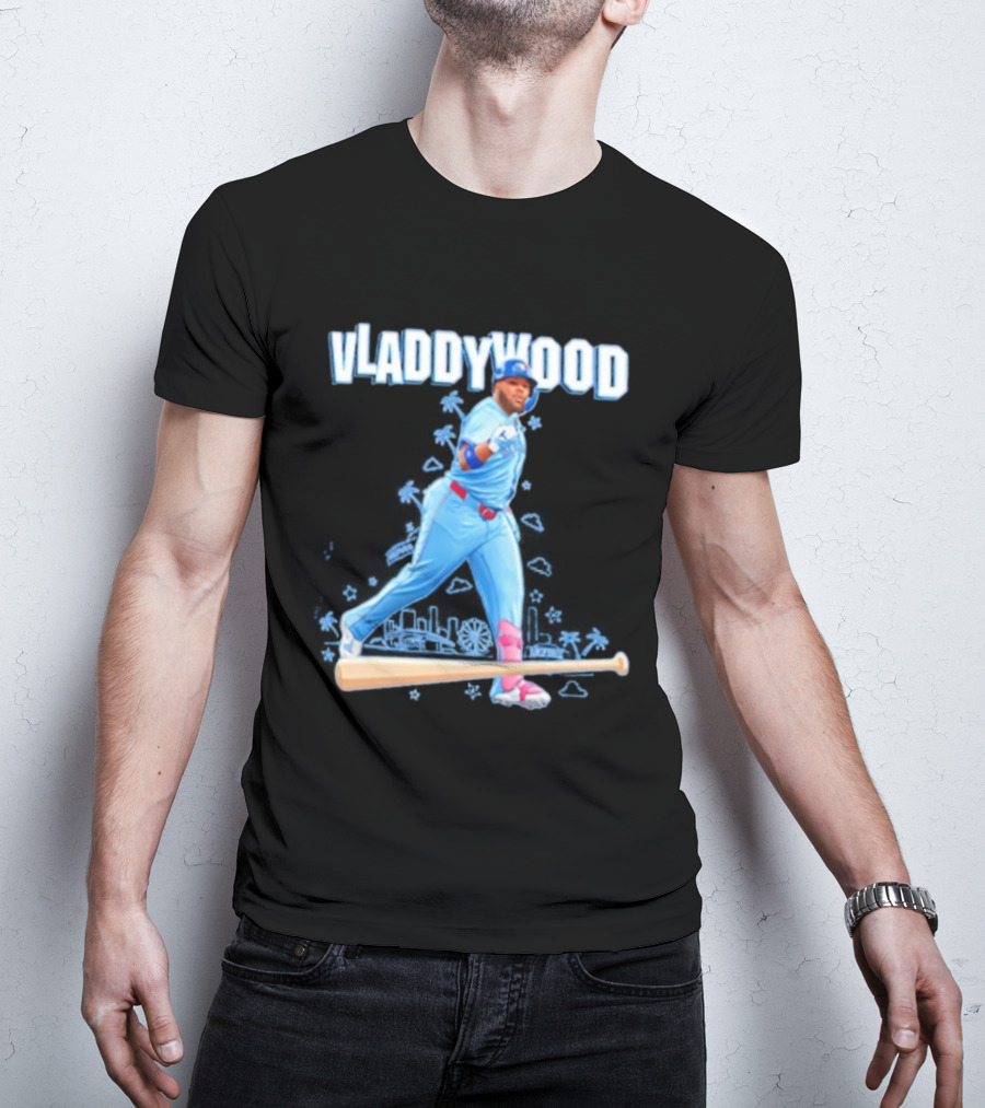 Vladdywood Vladimir Guerrero Jr. Toronto Blue Jays MLB Baseball Player Iconic Style T-Shirt