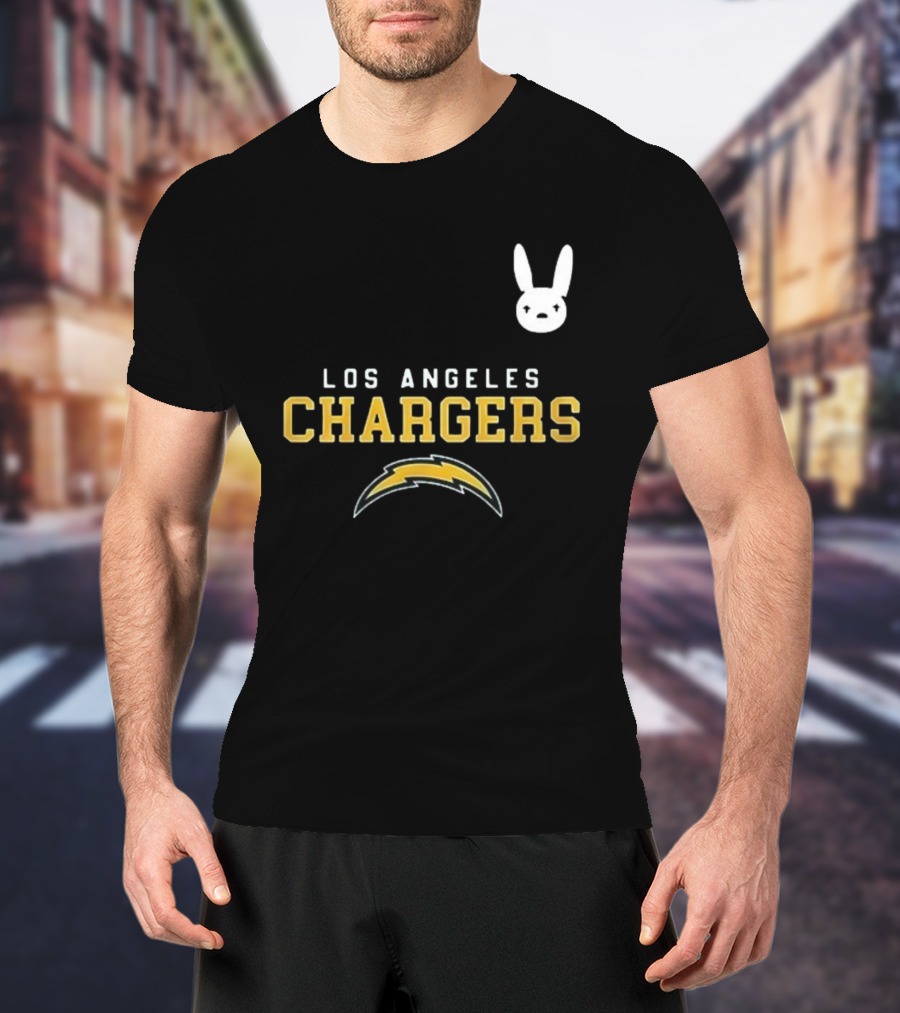 Los Angeles Chargers DTMF Bad Bunny Collaboration T-Shirt